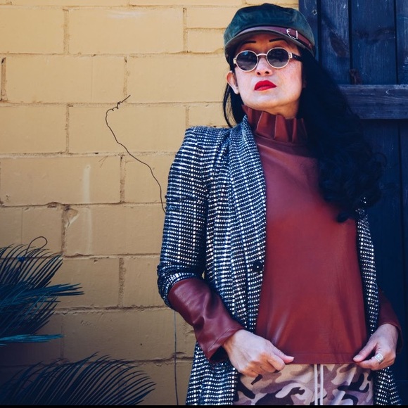 Double Breasted Sequin Coat Dress - Picture 4 of 15